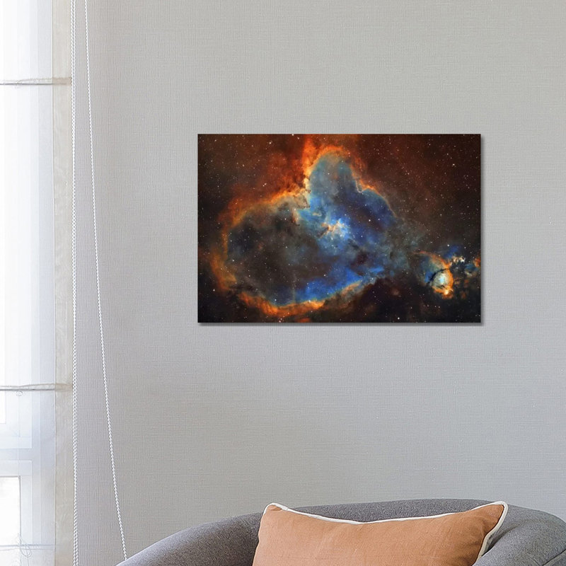 The Heart Nebula In Cassiopeia by Lorand Fenyes - Wrapped Canvas Gallery-Wrapped Canvas Giclée