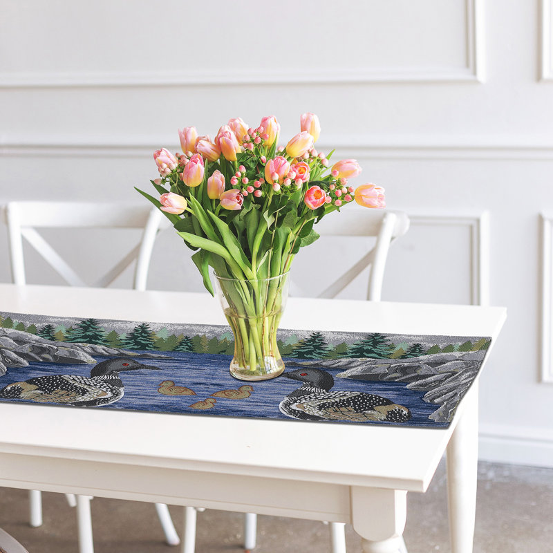 Chemin de table tapisserie Loon 54 po