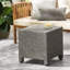 Table d'appoint cubique en rotin-1508747769