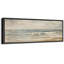 Œuvre verdâtre brun clair, images murales abstraites sur la plage côtière, impression numérique sur toile giclée sur toile-111653154-111653156