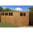 Modular Pent Garden Shed  16X6 With Windows