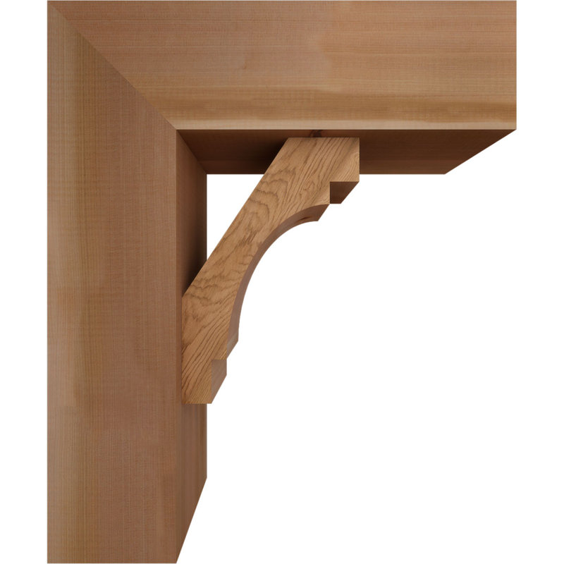 Support Merced Block avec support décalé, 24 x 20, Cèdre rouge occidental de l 7 1/2 po (lisse)