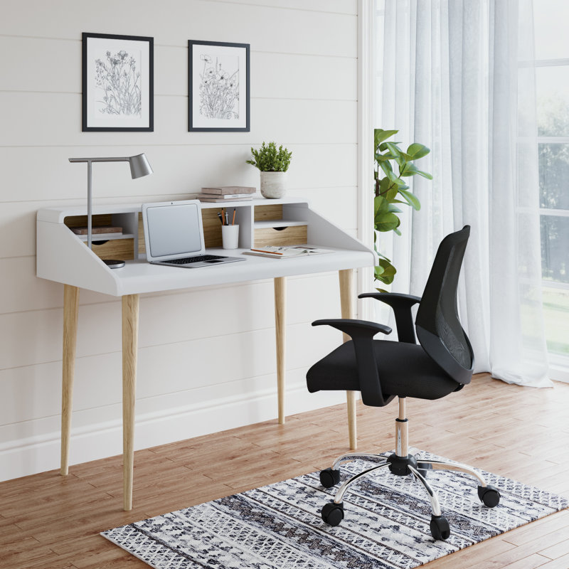 Evesham Solid Wood Top Writing Desk