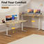 Bureau debout réglable électrique Oishee-884120246-884120247