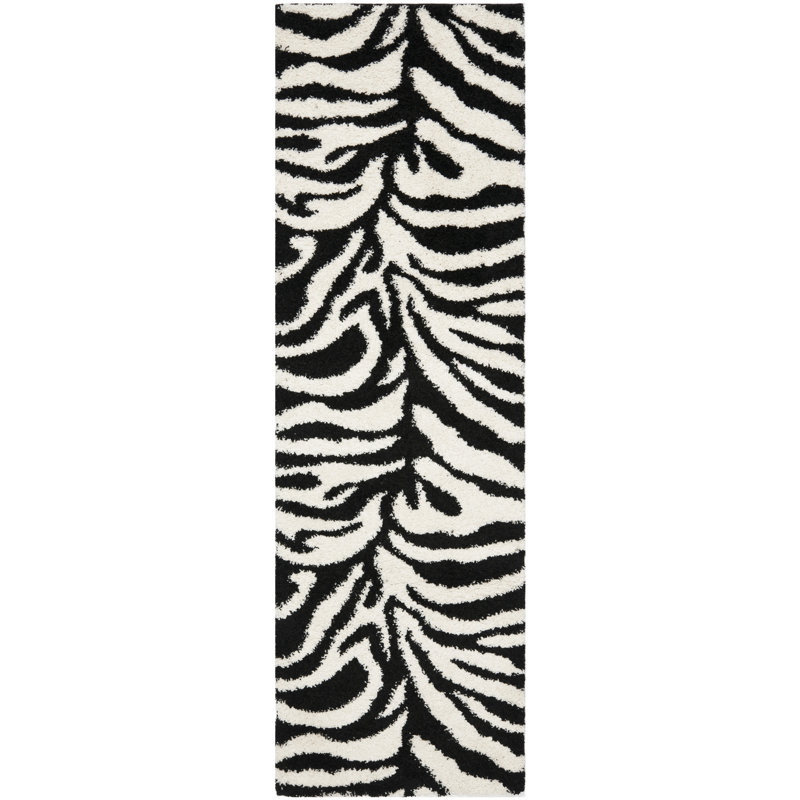 Coltun Shag Performance Animal Print Rug, Runner 2'3" x 11'