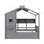 Lit double en bois de style moderne avec lit gigogne et tablette de rangement-8058665-8058668