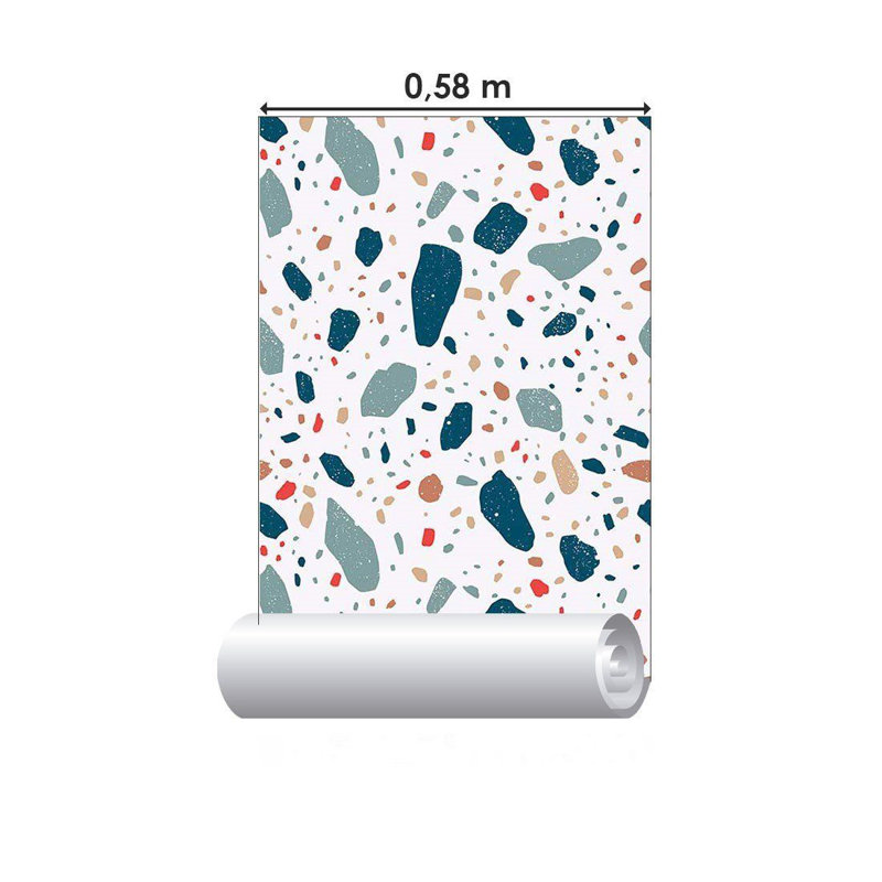 Rouleau de papier peint adhésif Aldonia L 126 po x l 24 po