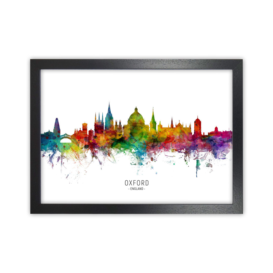 Oxford England Skyline by Michael Tompsett - Graphic Art Print