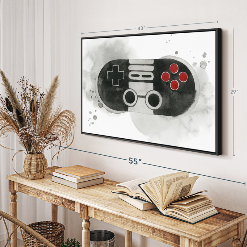 Impression sur toile Gamer IV, H 29 po x l 43 po