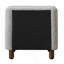Table de chevet 2 tiroirs Grey Boucle
