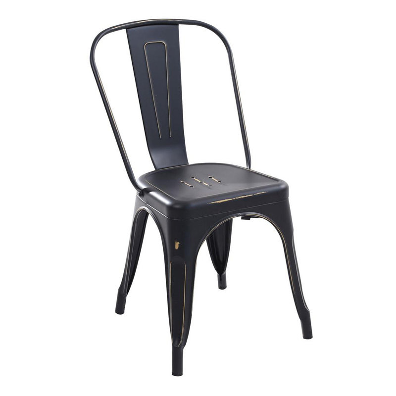 Chaise d'appoint Eastville, Noir