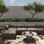 Roma Outdoor 4Pc Sectional W/ Ottoman-Hayes Cream-9273445