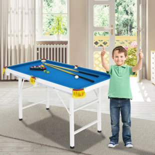 Table de Billard 7 pieds Multi-jeux bleu Air Hockey + Table de Tennis -  Stark