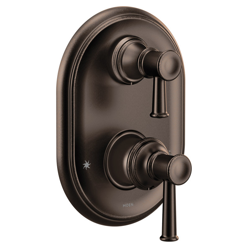 Belfield M-CORE 3-Series 2-Handle Shower Trim With Integrated Transfer Valve, Valve Required, Oil Rubbed Bronze