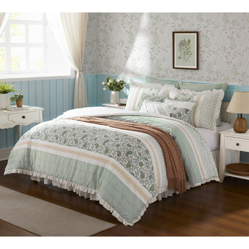 9 Piece Comforter Set Aqua