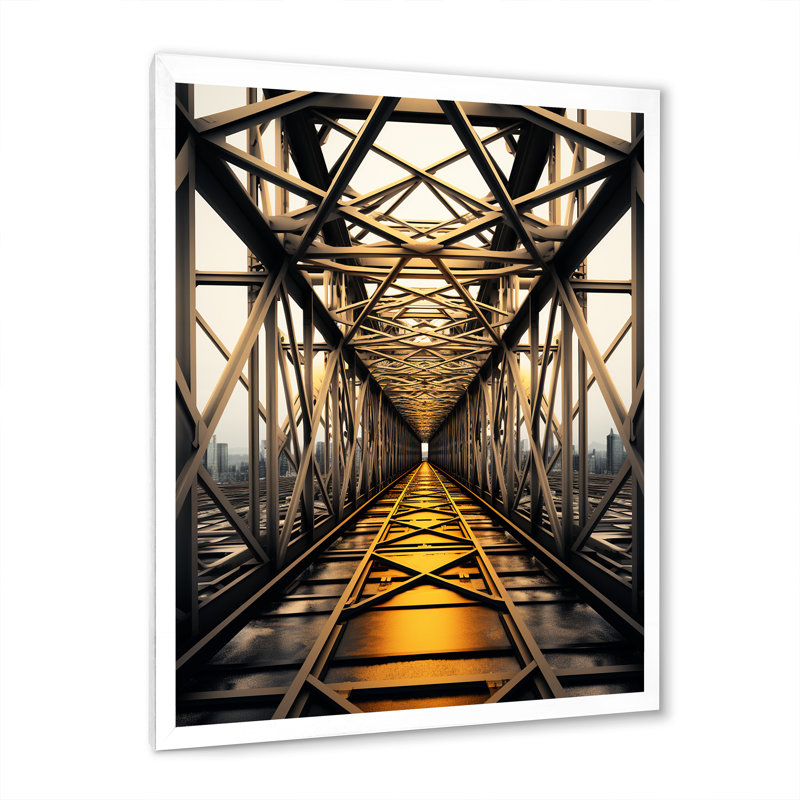 Impression sur toile Bowdens Power Plants Powerful Energies IV, H 32 po x l 24 po x P 1 po, Cadre photo blanc