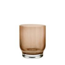 History Company Mid-Century Scandinavian Designed Stemless Cocktail Glass, 2-Piece Set (Gift Box Collection)