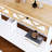 Versatile Console Table With Multiple Storage Options For Home Decor Enhancement