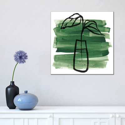 Tropical Sumi-E III by June Erica Vess - Wrapped Canvas Painting