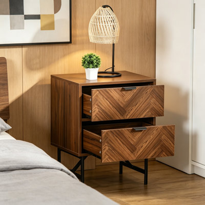 48cm W Particle Board Bedside Table