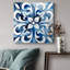 « Cobalt tiles II », reproduction d’art sur toile tendue-1837609774