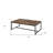 Oakgrove Rectangular Coffee Table in Weathered Oak and Black