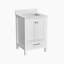 Meuble-lavabo sur pied 24 po, meuble-lavabo avec cadre en bois massif, comptoir de meuble-lavabo autoportant avec lavabo