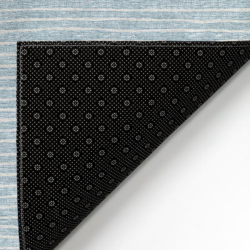 Tapis intérieur / extérieur Loreen avec envers antidérapant, Rond 8 pi