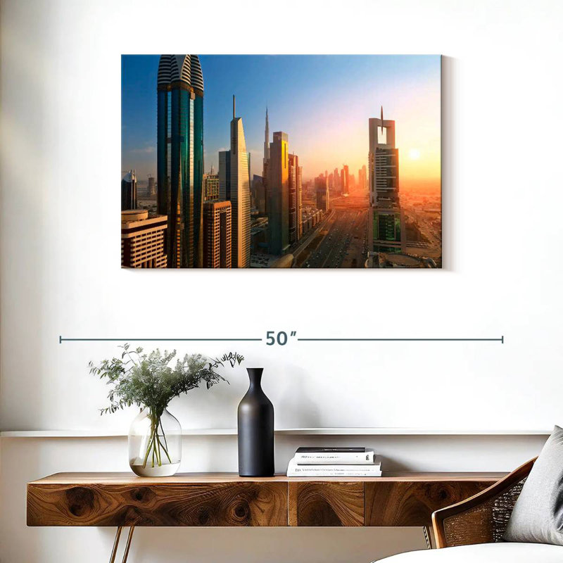 Dubai City Sunset