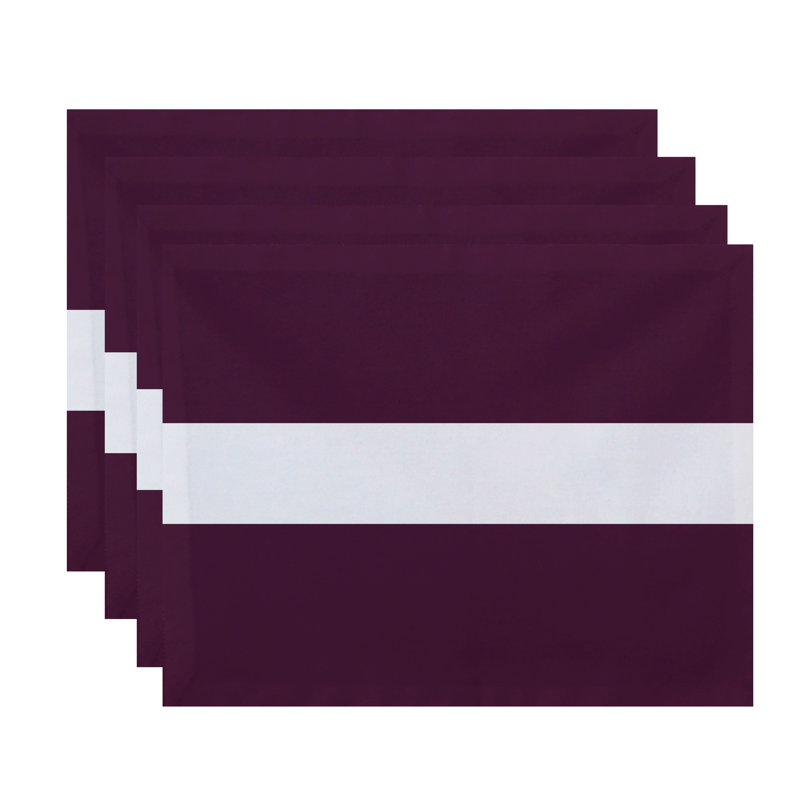 Ensemble de 3 sets de table Fernwood, Violet