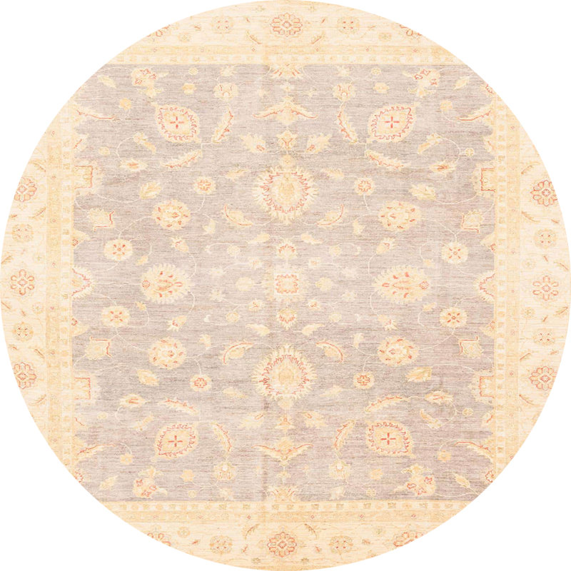 Tapis abstrait moderne 3833, Rond 6 pi