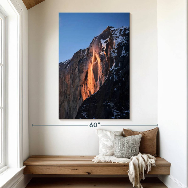 Alvord Yosemite Phenomenal Firefall, 51" H x 34" W