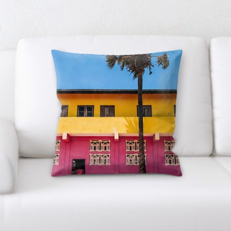 Microsuede Reversible Throw Pillow