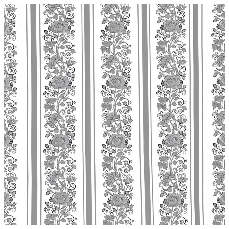 Rideaux de douche Floral, 70in W x 72in H