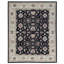 Zarbof Wool Oriental Area Rug in Black