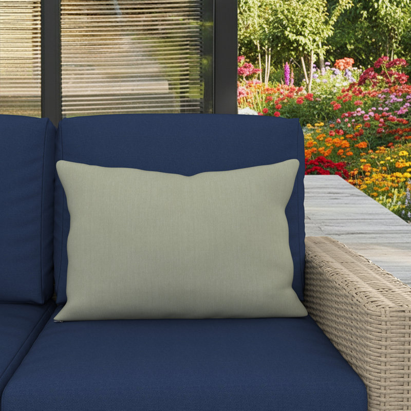 Coussin lombaire intérieur / extérieur Lani Sunbrella®, Sunbrella toile sel de mer