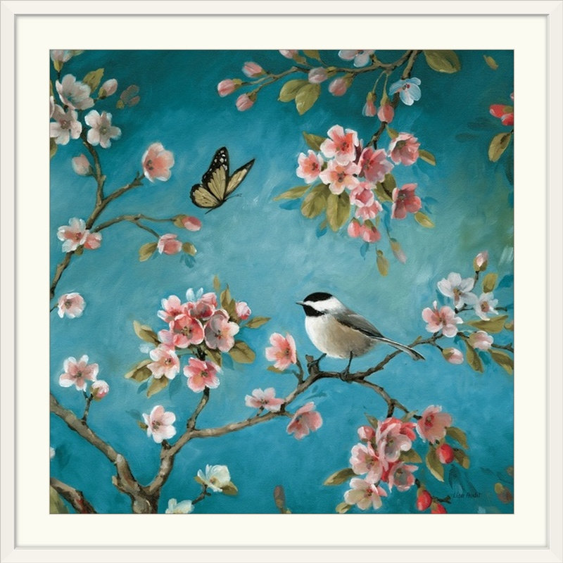 « fleur ii » par lisa audit, reproduction d’art, H 35 po x l 35 po x P 1,5 po, Toile