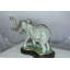 Statue éléphant bronze moyen - Taille: L 26 po x l 8 po x H 17 po.