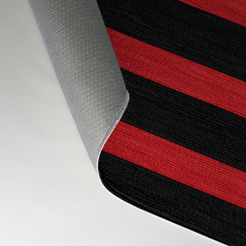 Tapis intérieur / extérieur noir HorizontalStripes