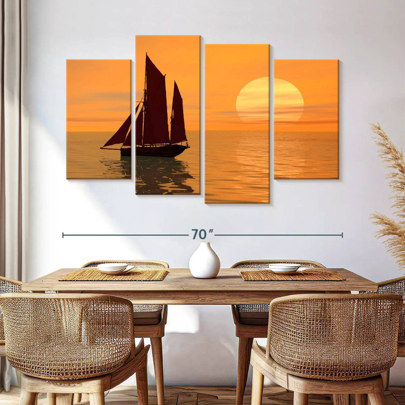 Voilier Mehar Golden Sunset, H 42 po x l 68 po