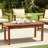 Patio Dark Brown Wood Table-1910462853
