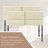 Upholstered Headboard King Size, Solid Wood Head Board with Sturdy Metal Legs, Faux Leather,Height Adjustable, Beige-338741447-338741451
