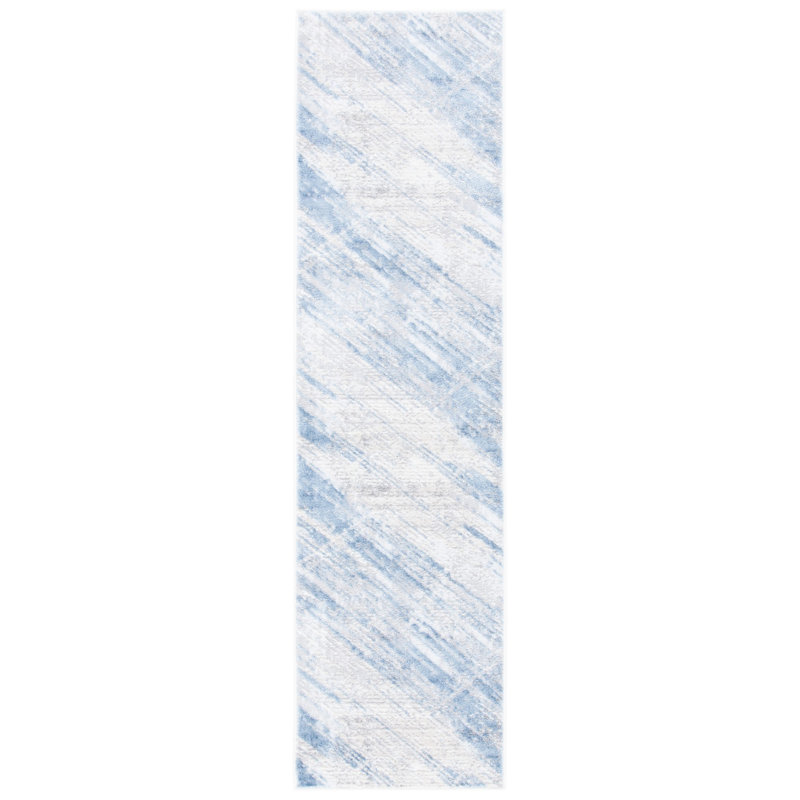 Tapis abstrait Aldina 700 Performance, Tapis de couloir 2 pi 2 po x 8 pi