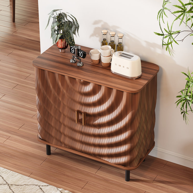 Buffet moderne en noyer pour salle à manger