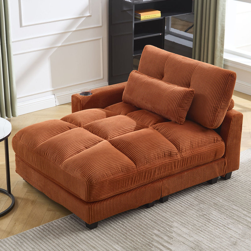 Flâneuse rembourrée, Orange