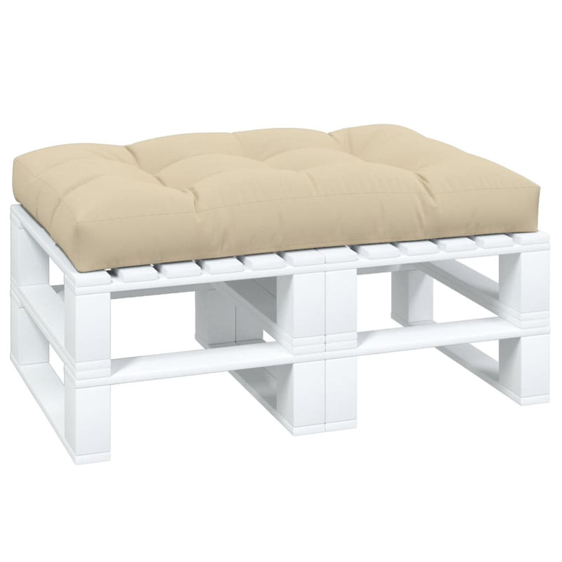Outdoor Seat Cushion, 47.2" W x 31.5" D, Beige, 4.7"