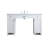 Cooper 54 " W Free Standing Wall Mounted 1 Single Vanity Bathroom Vanity With Engineered Marble Top-93548984