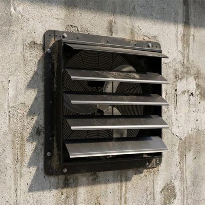 Ventilateur d'extraction à persiennes 20 pouces, fixation murale silencieuse 2660 CFM pour garage, grenier, serre, atelier, remise