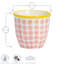 Nicola Spring Hand-Printed Plant Pot - 14cm - Turquoise-50928654