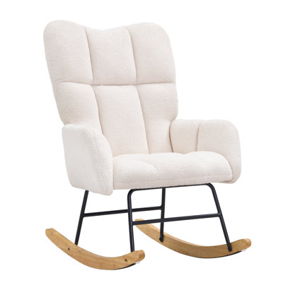Branen Iron Rocking Chair by George Oliver
